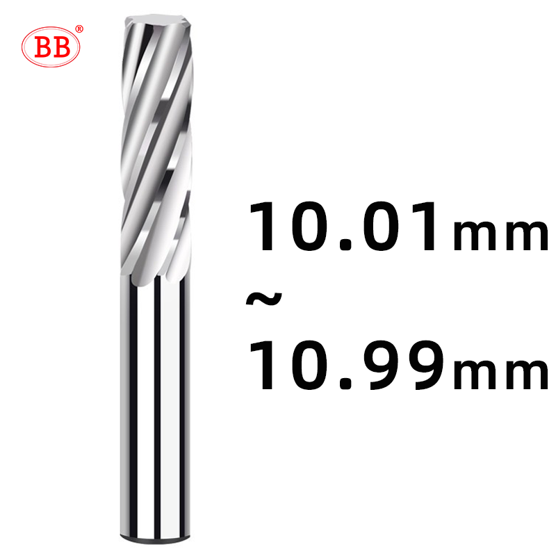 BB Carbide Reamer (10.01~10.99mm) Spiral Flute-BF2045