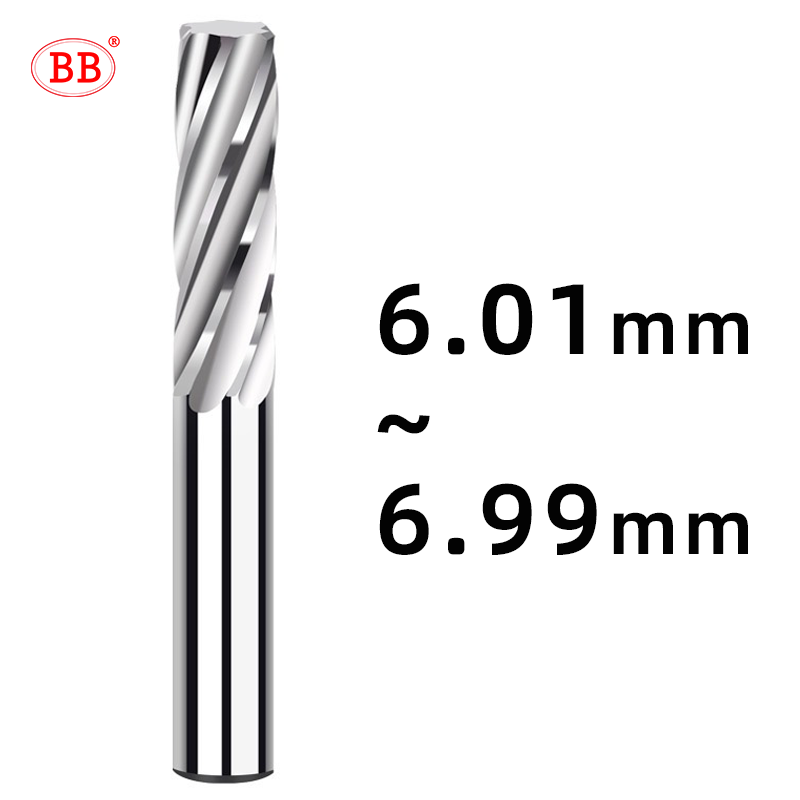 BB Carbide Reamer (6.01~6.99mm)Spiral Flute-BF2045