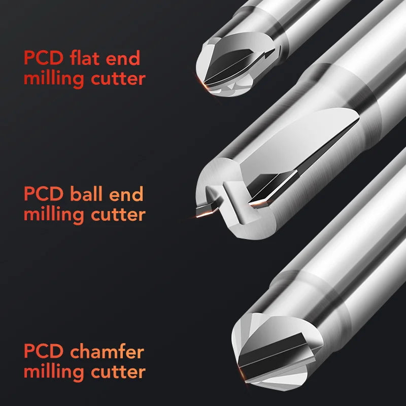 BB PCD Diamond Chamfer Milling Cutter 90 Degree Machining Tool New Material CNC Carbide Countersink Engraving Bits Router Bit