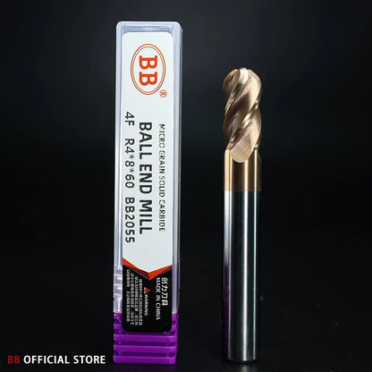 BB Ball Nose End Mill-4 Flutes