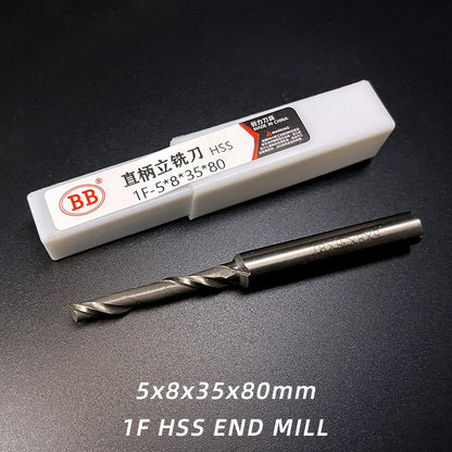 BB 1 Flute Milling Cutter HSS