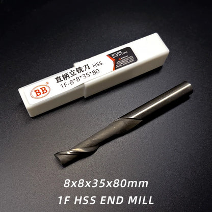 BB 1 Flute Milling Cutter HSS