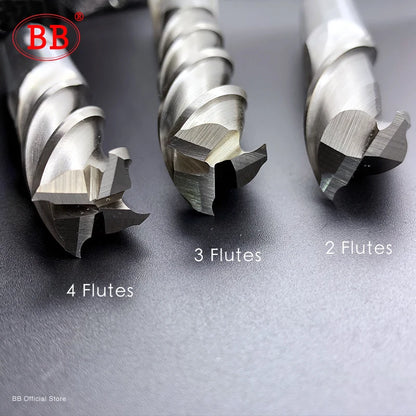 BB End Mills-HSS 2 Flutes