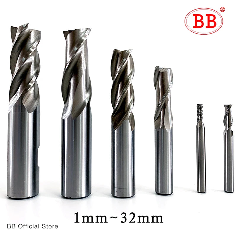 BB End Mills-HSS 2 Flutes