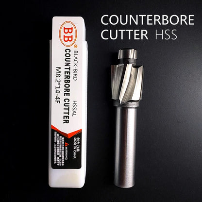 BB Counterbore End Milling Tool HSS M3-M16 for Flat Bolt Holes Screw Caps Ejector Cap Countersink