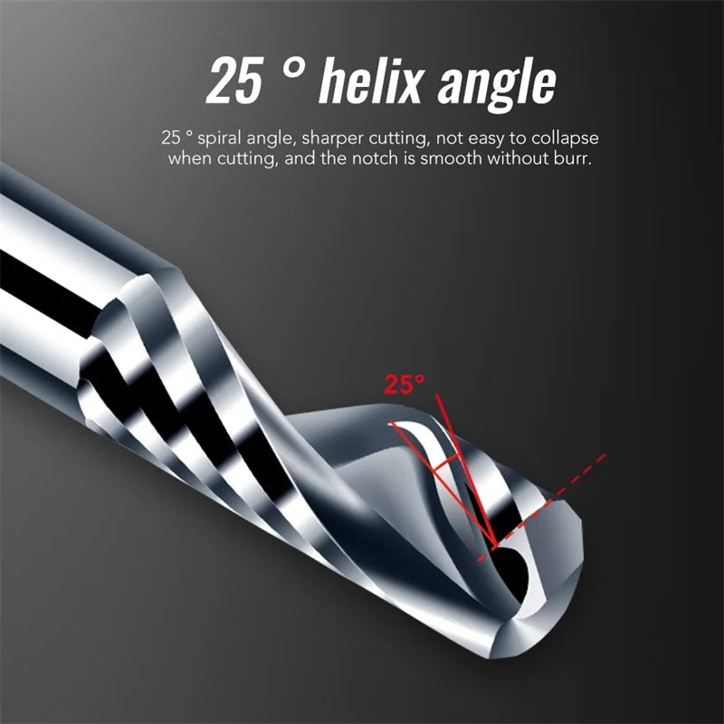 BB 1 Flute Spiral End Mill