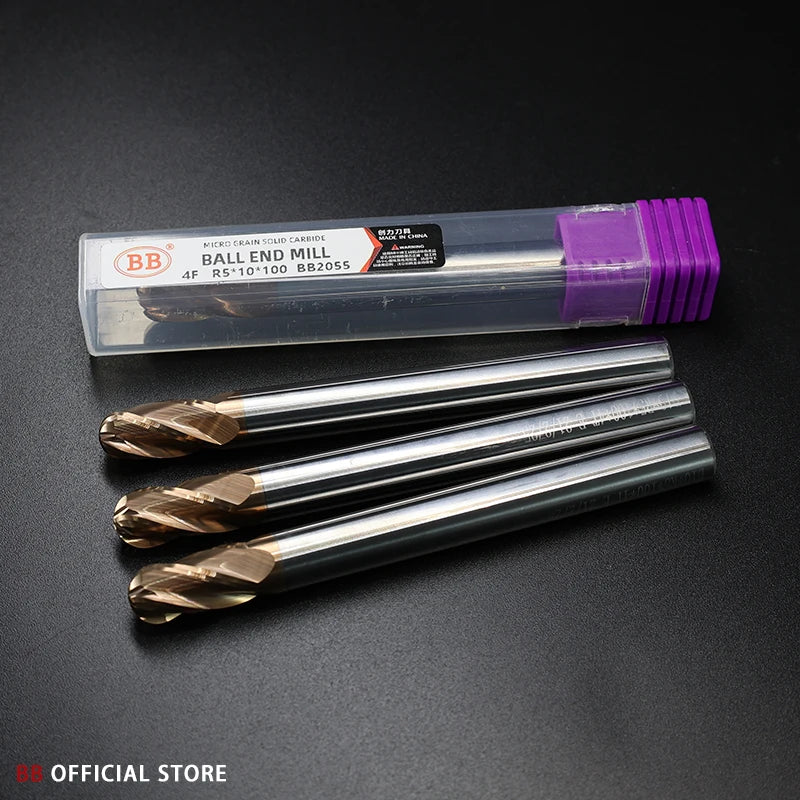 BB Ball Nose End Mill-4 Flutes