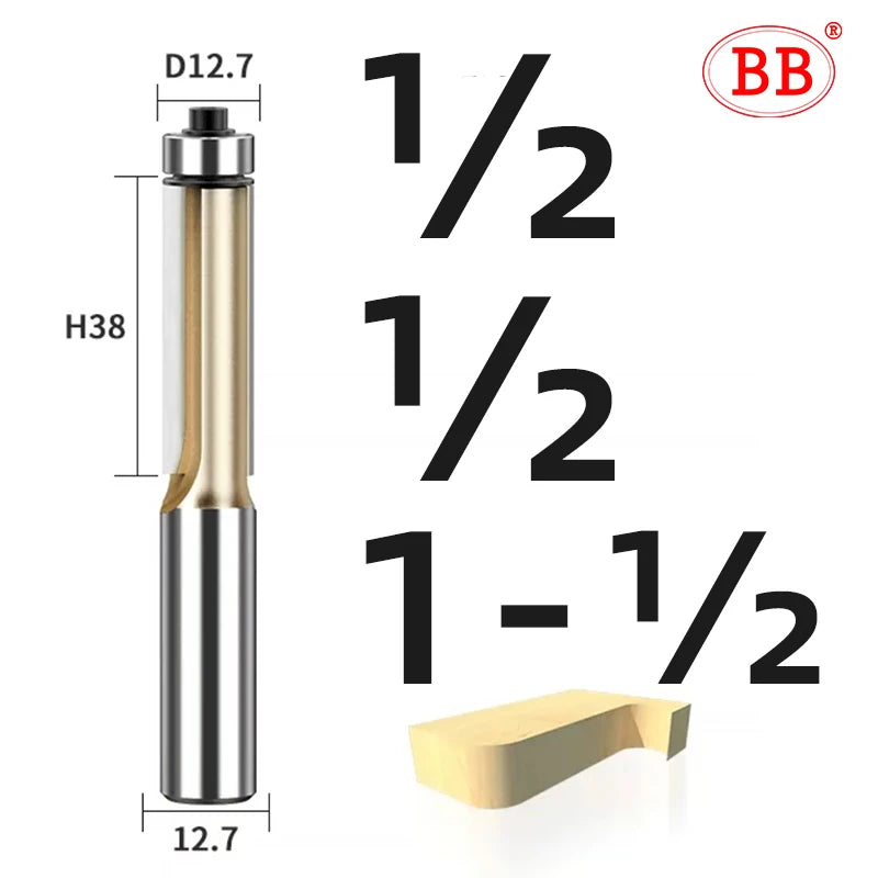 BB Router Bit Bearing Flush Trimming Tool