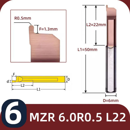 BB MZR Grooving Cutter