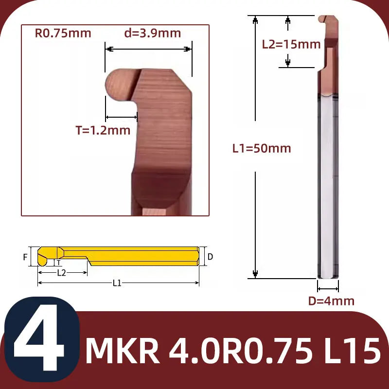 BB MZR Grooving Cutter