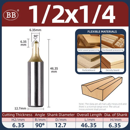 BB V Groove Slot Cutter Woodworking