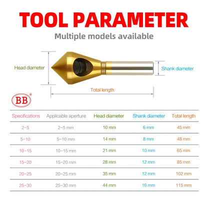 BB Countersink Drill Bits 90 Degree