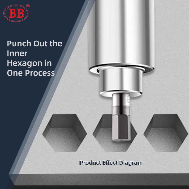 BB Rotary Broach Hexagon Cutting Head Hex Bolts Socket Screw Six Lobe ...