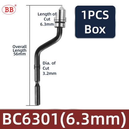 BB Deburr Tool Handle Manual HSS Deburring Metal Wood Plastic Aluminum Copper Steel Trimming Chamfer Blade BS1010