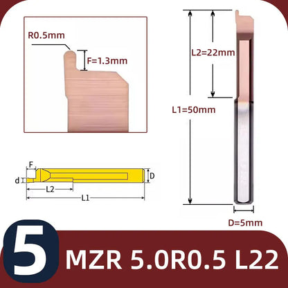 BB MZR Grooving Cutter