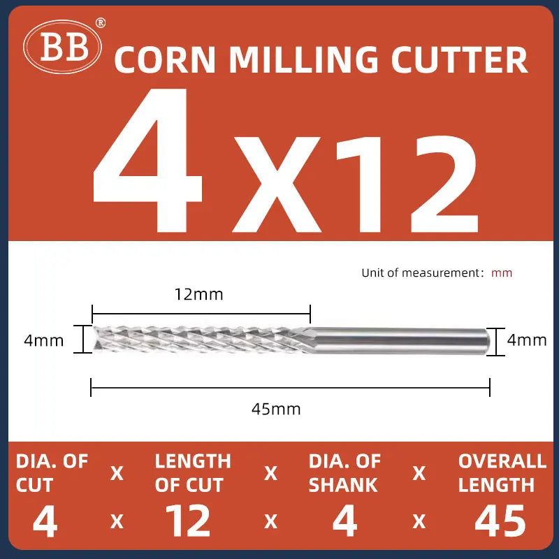 BB Corn End Mill