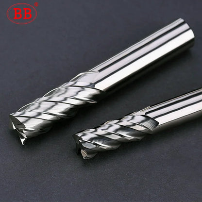 BB Cermet Flat End Mill Ball Nose Corner Radius Die Steel Cast Iron Cutting CNC Machining Metal Ceramic Tool 6mm 8mm 10mm