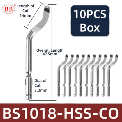 BB Deburr Tool Handle Manual HSS Deburring Metal Wood Plastic Aluminum Copper Steel Trimming Chamfer Blade BS1010