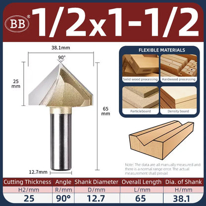 BB V Groove Slot Cutter Woodworking