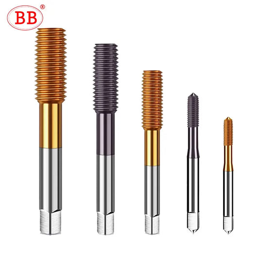 BB Fluteless Tap HSS TiN Coated M35 Co5 CNC Machine Thread Tool for Metal