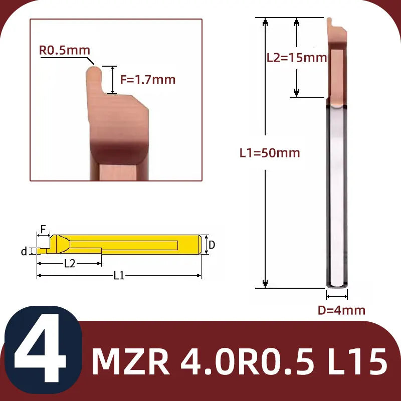 BB MZR Grooving Cutter