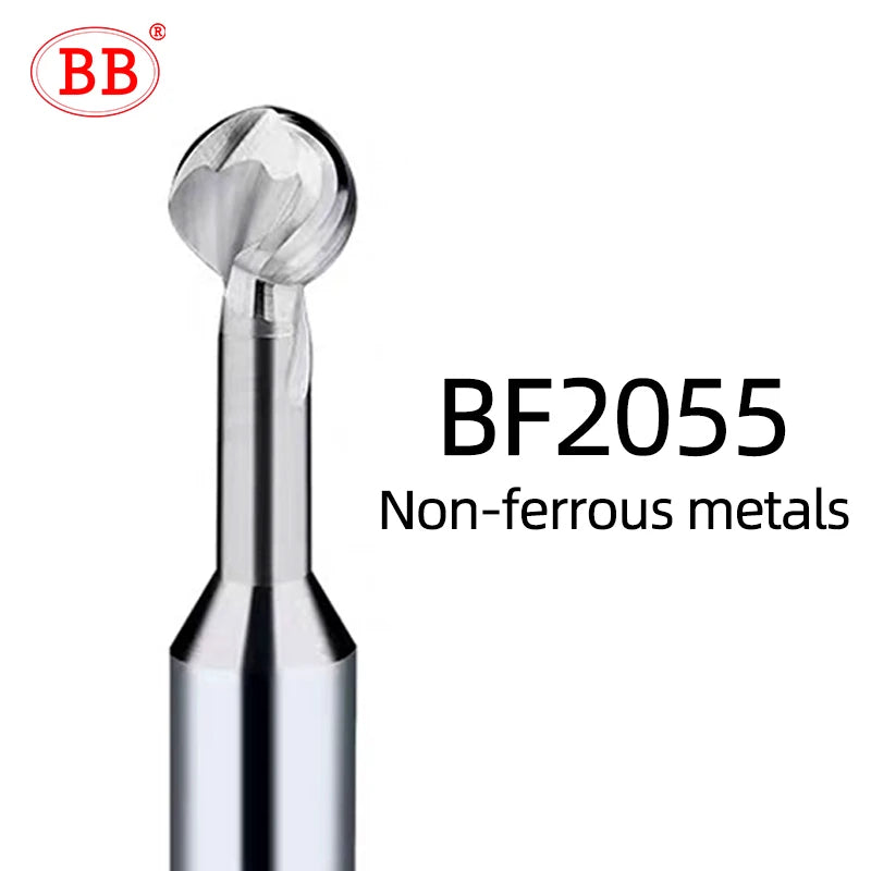 BB Ball T Shape Cutter Solid Carbide 3D End Mill R2 R3 R4 R5 R6 Metal Steel Aluminum Copper Iron