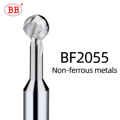 BB Ball T Shape Cutter Solid Carbide 3D End Mill R2 R3 R4 R5 R6 Metal Steel Aluminum Copper Iron