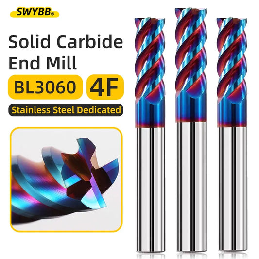 BB End Mill CNC Solid Carbide Milling Cutter BL3060