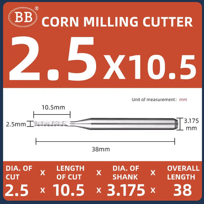 BB Corn End Mill