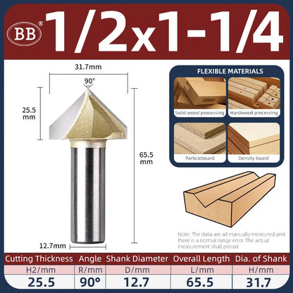 BB V Groove Slot Cutter Woodworking