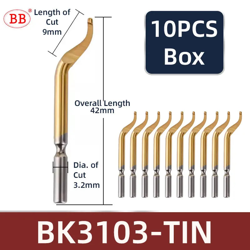 BB Deburr Tool Handle Manual HSS Deburring Metal Wood Plastic Aluminum Copper Steel Trimming Chamfer Blade BS1010