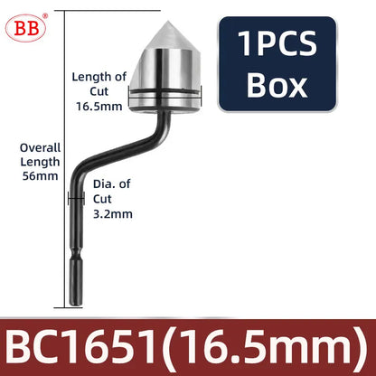 BB Deburr Tool Handle Manual HSS Deburring Metal Wood Plastic Aluminum Copper Steel Trimming Chamfer Blade BS1010