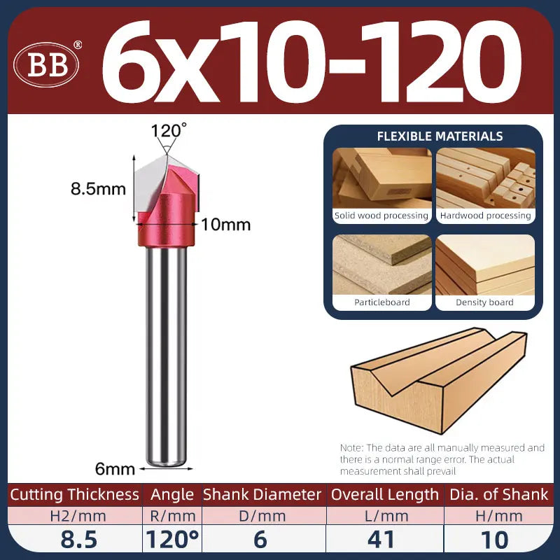 BB V Groove Slot Cutter Woodworking