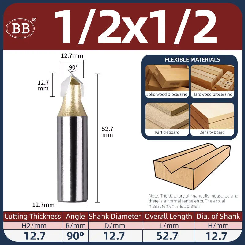 BB V Groove Slot Cutter Woodworking