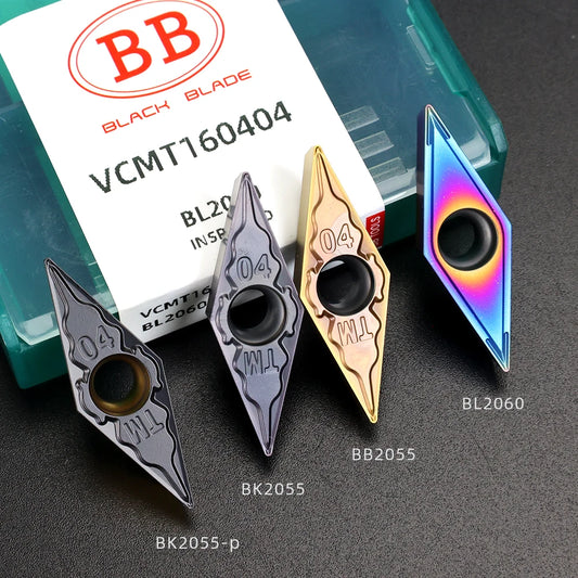 BB VCMT VBMT Insert Solid Carbide CNC Lath Tool Blade VCMT1604 VBMT1604 VCMT1103 for Steel Aluminum Alloy Stainless Steel