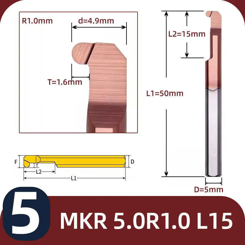 BB MKR Grooving Cutter