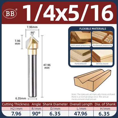 BB V Groove Slot Cutter Woodworking